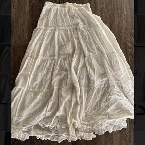 S White Flowy Skirt